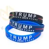 Party Favor Trump 2024 Sile Bracelet Black Blue Wristband Drop Delivery Home Garden Festive Supplies Event Dhdt1