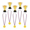 Autre maison jardin trophée pour enfants médaille enfants jeu partie accessoire médailles en plastique jouet petit kit décor football 230826