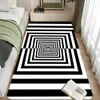 Mattor 3D Stereo Vision Floor Mat Nordic Style Home Doormat Badrum Toalettmattor sovrum El Decor 230828