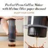 Water Bottles Espresso Portable Coffee Maker French Press Pot Kitchen Supplies for Aeropress Cafe Machine with Filter Paper Kit 230828
