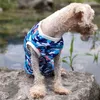Pet Dog Vest Sweathirt Summer Falcon Schnauzer Corgi Camouflage Camouflage imprime léger