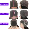 Rechte HD Lace Front Menselijk Haar Pruiken voor Vrouwen Full Lace Menselijk Haar Pruiken Braziliaanse Transparant Kant Frontale Pruiken Remy haar