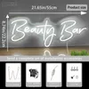 Beauty Bar Neon Light Sign Business Signs for Bar Pub Wall Room Art Decoration Letter Business Signboard LED Decor Night Lights HKD230825