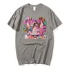 T-shirts pour hommes (G) i-dle Queencard Shirt Corée Kawaii Style 2023 Femmes / Hommes Esthétique Harajuku Graphics Tshirt Imprimer Sweat-shirt Coton Tees