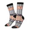 Chaussettes pour hommes, pull de noël Vintage, motif cochon d'inde, Cavia Porcellus, Animal unisexe, Hip Hop imprimé, chaussettes d'équipage, cadeau