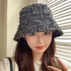 Berretti Versione coreana della primavera e dell'autunno Moda femminile Ins Bordo ruvido Cappello da pescatore Outdoor Casual Hip Hop Panama Bob Hats