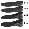 Shoe Parts Accessories Height Increase Insoles Air Cushion Lift Insert Men Women 39cm Invisible Variable Insole Adjustable Cut Taller Support Pad 230826