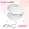 Nail Dryers 18W Portable Mini LED Nail Dryer Seashell Shape USB Nail Light Lamp Nail Gel Polish Fast Drying Curing Tool Manicure Machine x0828