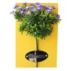 Decoratieve bloemen kunstplant wandgemonteerd hangend ornament voor thuis