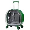 猫用メガネスクエアダイヤモンドキャリア猫用換気換気用の大型宇宙用品トロリーを持ち上げることができます猫スーツケース
