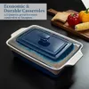 Quart Nonstick Casserole Dish with Lid 9 x 13 Inches Lasagna Pan Deep Ceramic Baking Dish for Dinner Banquet and Party Gra HKD230828