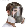 Ochrona odzieży ochronnej 15/15/17 W 1 Bezpieczeństwo Maska gazu respiratora tak samo dla 6800 Maska maski gazowej Malowanie spryskiwanie pełnej twarzy respirator HKD230826