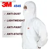 Vêtements de protection 3M 4545 Vêtements de protection Anti-particules et liquides statiques Spray Pesticide Peinture Vêtements de nettoyage ménager Type 5/6 HKD230826