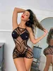 Sexig uppsättning Sexig bodycon nylon Rhinestone Crystal Dress Diamonds Bodstocking Lingerie 230808