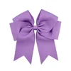 Accessori per capelli 6 pollici Ragazze Bambini Nastro in grosgrain Grande Bowknot Clip Bambino Grande Boutique Cheer Bow Bambini Barrettes Forcine Dr Dhr6B