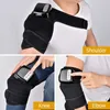Leg Massagers Electric Heating Knee Massager Far Infrared Joint Physiotherapy Elbow Knee Pad Vibration Massage Pain Relief Health Care 230828