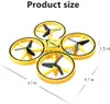 Electric/RC Animals 2022New RC Mini Quadcopter Induktion Drone Smart Watch Remote Sensing Gest Aircraft UFO Hand Control Drone Altitude Hold Kids X0828