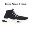 Speed ​​1.0 2.0 Sock Casual Buty Graffiti Treners Platforma Męskie Skarpetki Bute Black White Master Women Sneaker Speeds Lace Up Trener