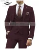 Herenkostuums 3-delig slim fit casual bruidsjonkers legergroen champagne revers zakelijke smokings voor formele bruiloft (blazer + broek + vest) Q230828