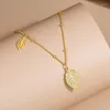 Hangers 925 Sterling Zilver Twee Bladeren Plant Ketting Voor Vrouwen Prachtige Natuurlijke Kunst Zirkoon Hanger Fijne Sieraden Eerste Keuze