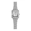 Нарученные часы BS Full Diamond Women Watch Crystal Ladies Braslet Bracelet Watch Watches Quartz Quartz для женщин165135