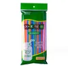 Clearview Colored Disposable Straws Plastics Coke Colored straw - 100/pack - Perfect for Drinks, Art, and Modeling Tea Crazy straws colorful Black Clear