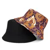 Bérets 2023 chapeaux de seau pour femmes été crème solaire chapeau de pêcheur rétro Pot Brock Graffiti Double face Panama tendance du soleil