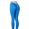 Tenues de yoga Nylon dos V fesses pantalons de yoga femmes taille haute Fitness entraînement gymnase course Scrunch Leggings pantalon Jogging vêtements actifs yoga pants for womenZL3W