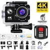 Ultra HD 4K Action Camera 1080p/30fps Wi -Fi 2,0 "170D подводный водонепроницаемый шлем видео камера спортивная камера мини -кулачка на открытом воздухе HKD230828 HKD230828