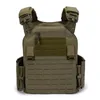 Herrvästar 1000D Nylon Chaleco Tactico Vest Ranger-Green Tactical Gear 25x30cm Plate Molle Tactical Vest för utomhusjakt 230827