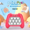 Dekompressionsleksak Quick Push Pop Push Bubble Budget Toys Boys and Girls Led Game Machines Stress Relief Toys Axiety Relief Toys Whac-A-Mole Toys 230827