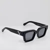 008 Luxury Designer Solglasögon för män Kvinnor Mens Cool Hot Fashion Classic Tjock Plate Black White Square Frame Eyewear Man Sun Glasses UV400 Linser With Original Box