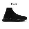 Speed ​​1.0 2.0 Sock Casual Buty Graffiti Treners Platforma Męskie Skarpetki Bute Black White Master Women Sneaker Speeds Lace Up Trener