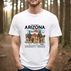 Męskie koszulki T-shirt Summer Casual Fun Drukowanie wzór kreskówek Podstawowa bawełniana moda wszechstronna zachodnia koszulka.