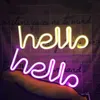 Custom Good Vibes Neon Sign Light Wall Hanging Decor Led Night Light Xmas Birthday Gifts Neon Lamp for Home Room Decorations HKD230825