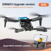 Elektro/RC Tiere Neue Mini Drohne 4K K3 Pro RC Drohne Dual Kamera WIFI FPV Luftaufnahmen RC Hubschrauber faltbare Quadcopter Dron Fernbedienung x0828