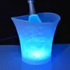 5L Buz Kovası 6 Renkli Işık Su Geçirmez Led Buz Kovası Bar Gece Kümesi Işık Up Şampanya Viski Bira Kepçe Barları Parti Dekoru HKD230828