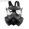 Защитная защитная одежда тактическая респираторная маска Полная газовая маска для AirSoft Стрельба по охоте на игру CS Game Protection HKD230828
