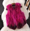 Womens Fur Faux 100% Real Raccoon Women Sleevess Vest Factory Outlet Wholesale Multi Custom Big Size äkta Nature Pure Gilet DFP978 230828