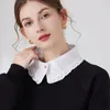 Papillon Colletto rimovibile Mezza camicia con volant universale Accessori per abbigliamento femminile