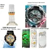 Wristwatches Fashion Submersible Women Digital Watches Transparent Ladies Rubber Student Dive Electronic Stopwatch Auto Backlight Hand Clock