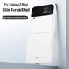 Новый слегка матовый скраб для кожи на шарнирах для Galaxy Z Flip4 красочный чехол в стиле ins