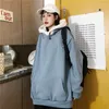 女性用セーターラム冬のフード付きセーターカワイイパープル服