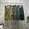 Patches de crachá de alta qualidade Mens Track Stone Pant Moda Letras Stone Designer Jogger Calças Curtas Calças Cargo Dois em Um Zíper Fly Calças Esportivas Longas M-4XL