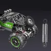 Electric/RC Animals RC Cars Remote Control Car Off Road Monster Truck Metal Shell 2WD Dual Motors LED Headlight Rock Crawler Toys For Child Gifts x0828