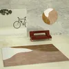Nordic nowoczesny minimalistyczny salon dywan bez poślizgu odporny na plamę luksusową sypialnię do domu dekoracja puszysta kwadratowy wir dywan HKD230828