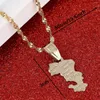 Pendant Necklaces Gold Color Map Of Territorial Collectivity Mayotte Necklace For Women Jewelry