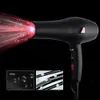 2400W Profesyonel Saç Kurutucu Sıcak ve Soğuk Rüzgar Üfleyici Güçlü Blowdryer Compact 2 Hız 3 Isıtma Koleksiyon Nozumu Q230828