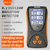 Testadores de radiação HFS-10 Contador Geiger Detector de radiação nuclear Raio X Beta Gamma Detector Contador Geiger Dosímetro Bateria de lítio 230827