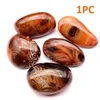 Figurki dekoracyjne Naturalne polerowane jedwabne koronkowe koronkowe kryształ Sardonyx Carnelian Palm Stone do biżuterii Making DIY Bracelet Naszyjnik